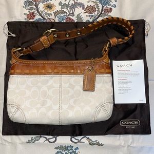 AUTHENTIC SLIM SIGNATURE 11583 COACH SHOULDER BAG *WITH DUST BAG*